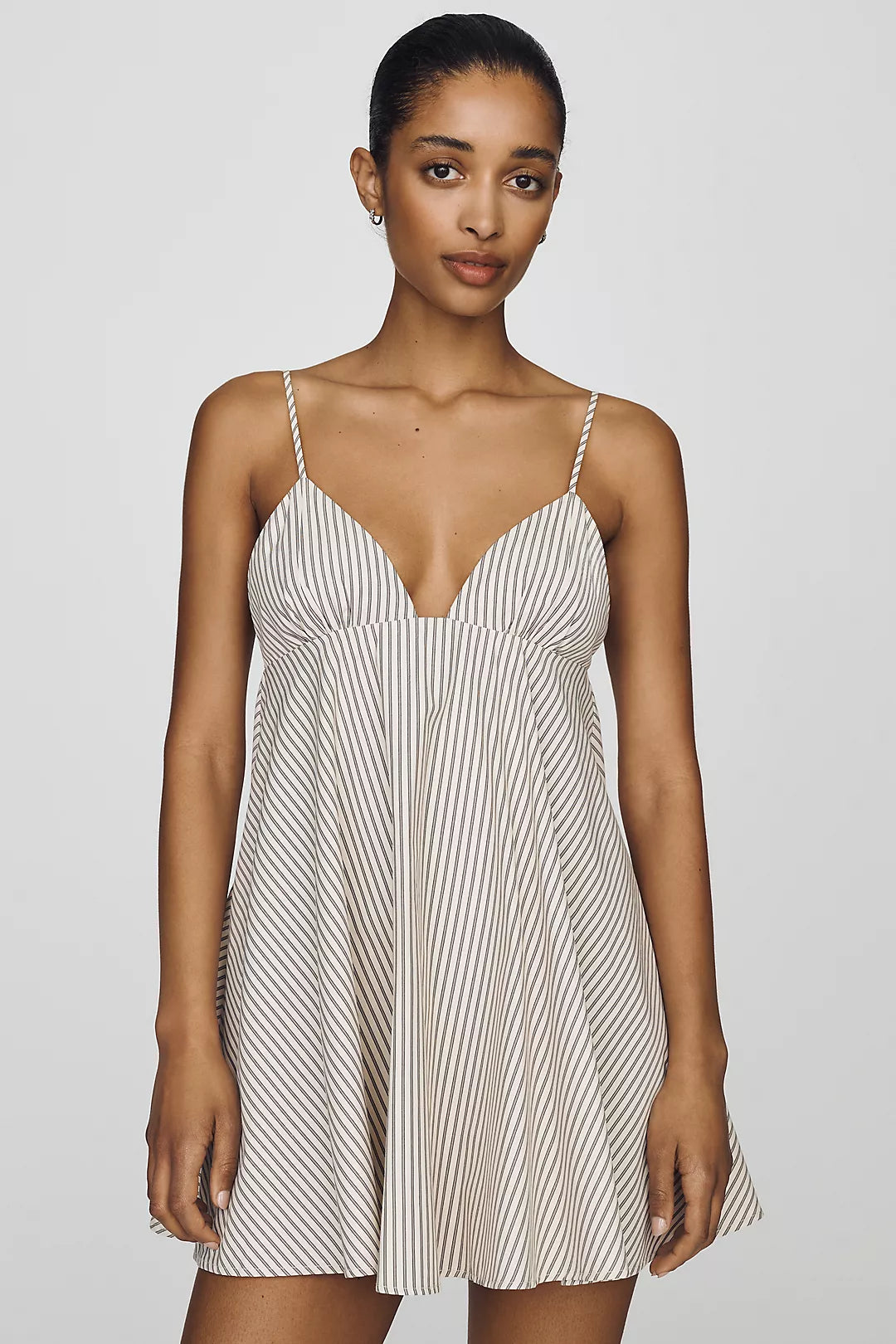 Alessia Cotton Babydoll Mini Dress