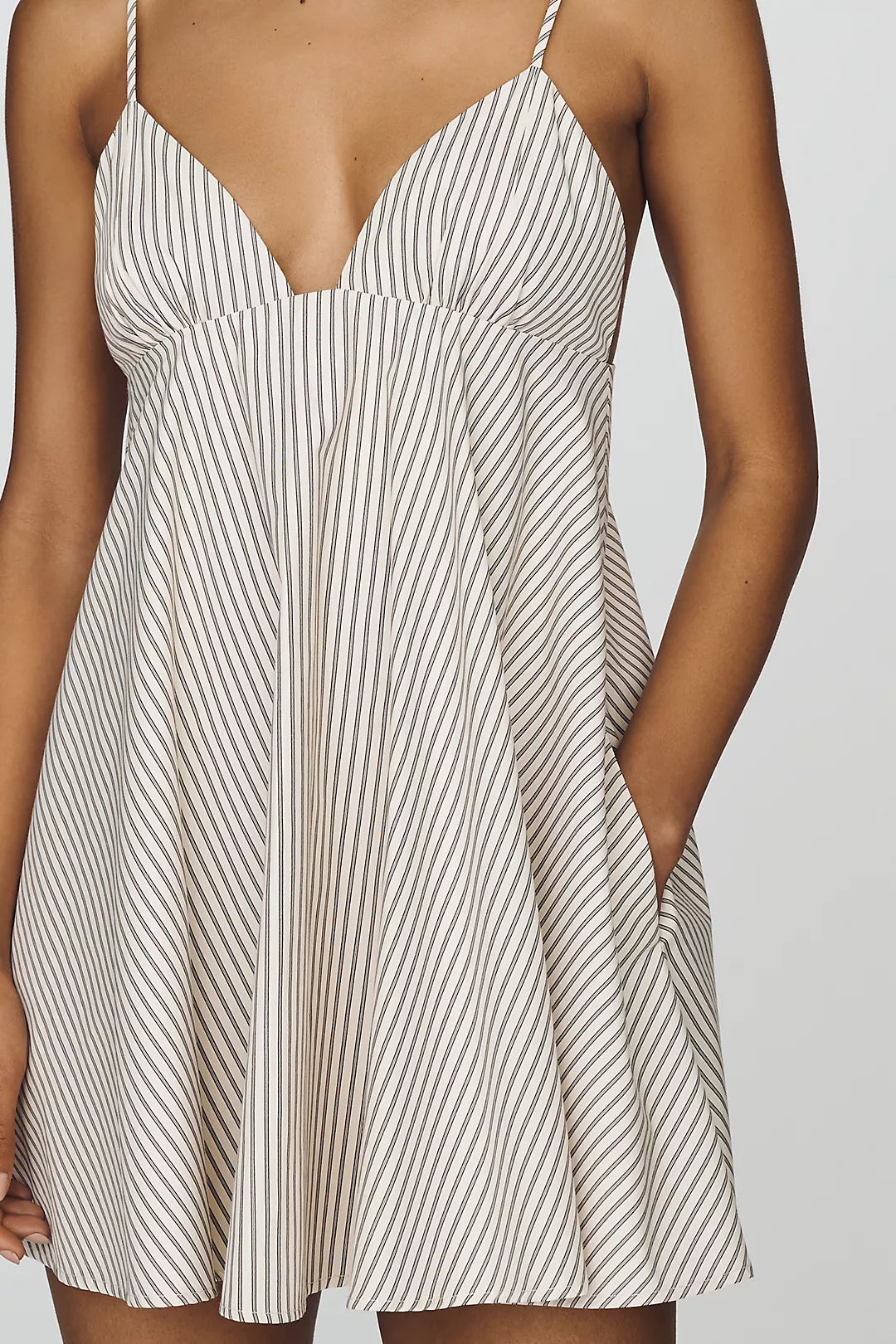 Alessia Cotton Babydoll Mini Dress