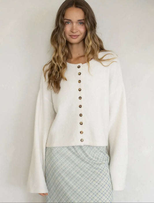 Velma Cardigan - IVORY