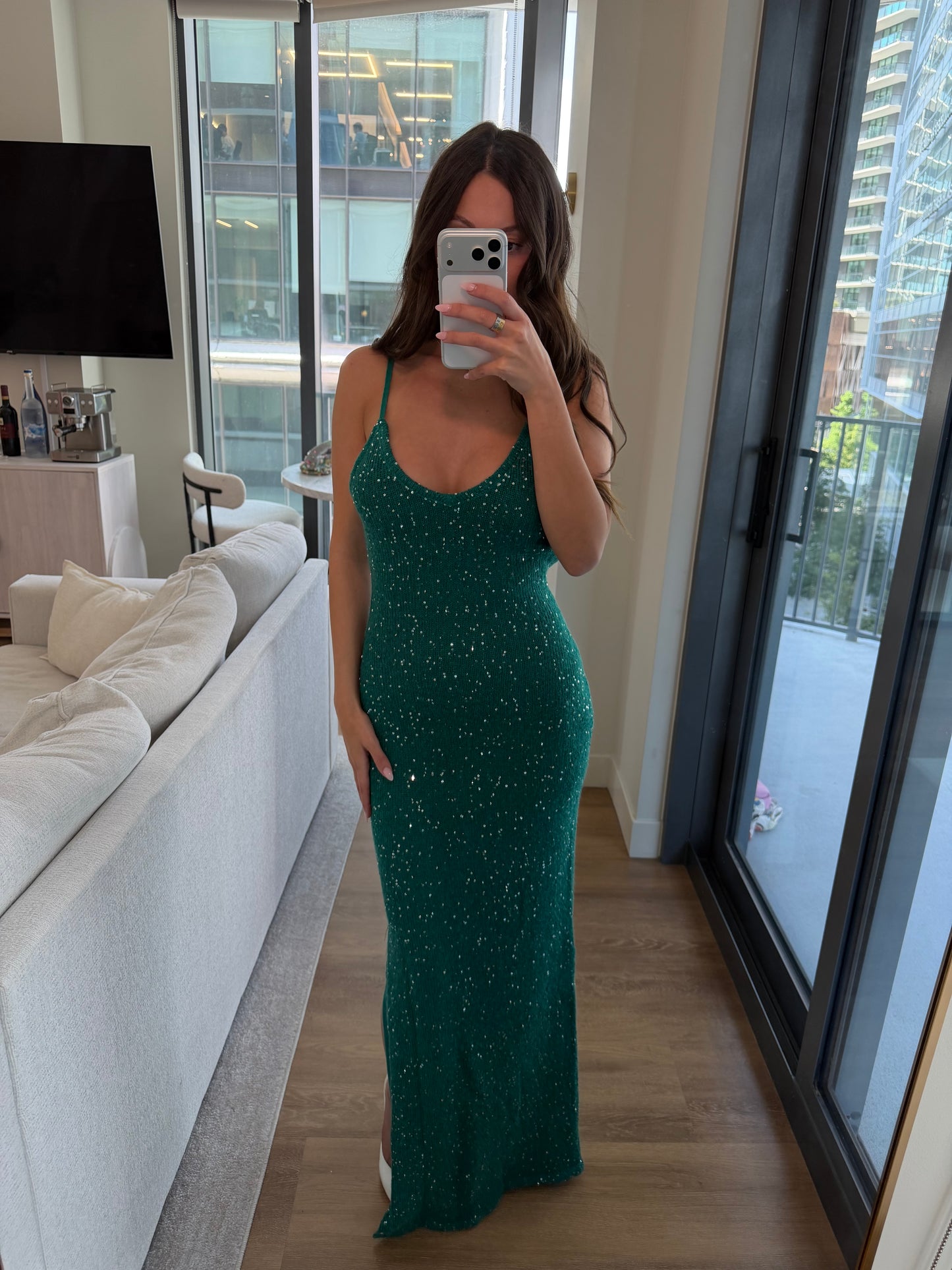 Arzene Maxi Dress - teal