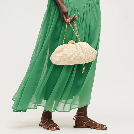 Marina Woven Clutch