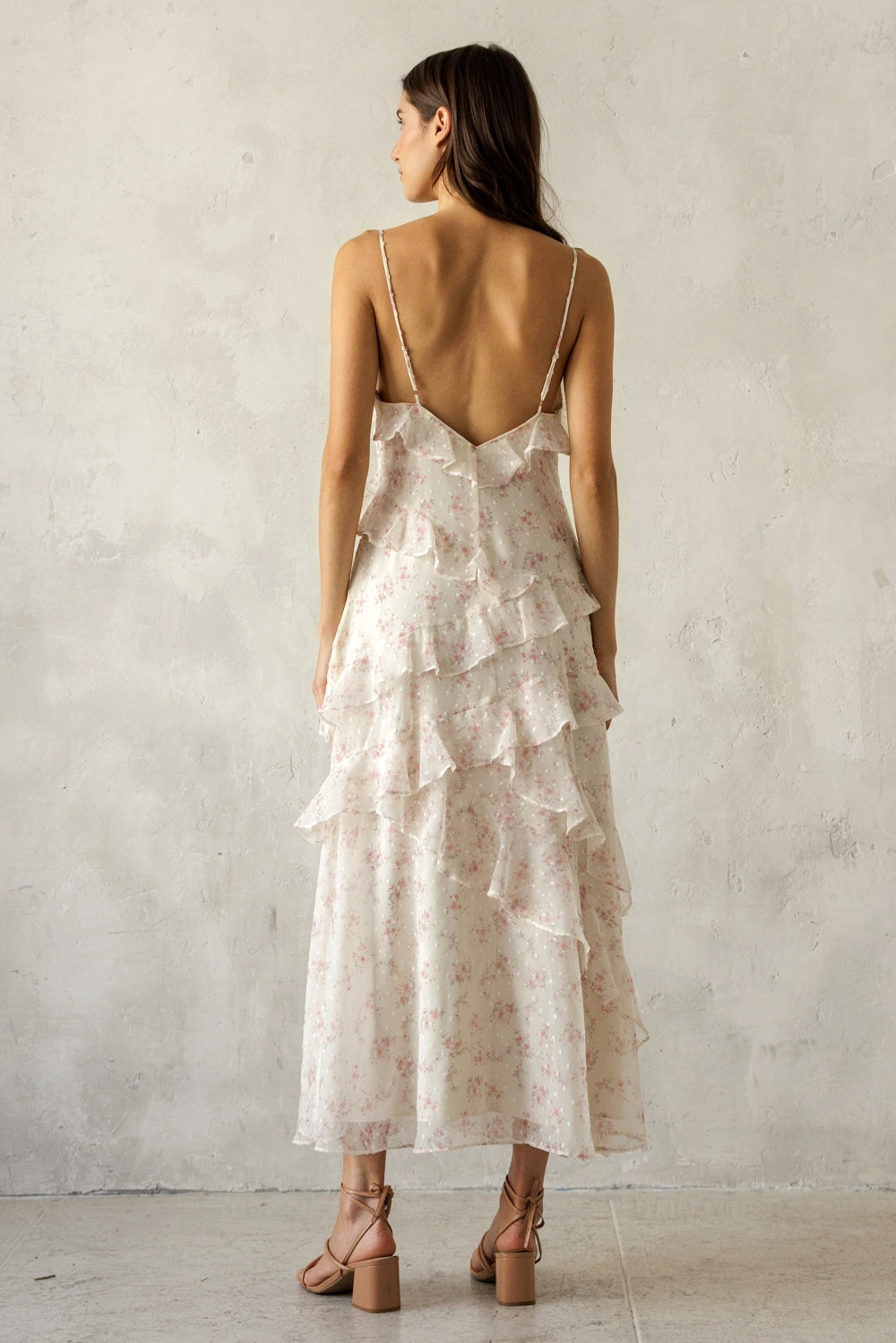 Willow Floral Ruffle Tiered Dress