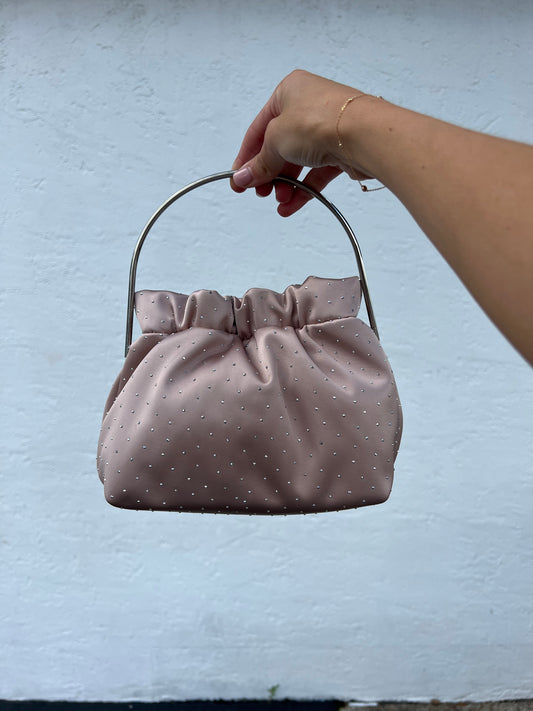ARCHIE TOP HANDLE POUCH - blush