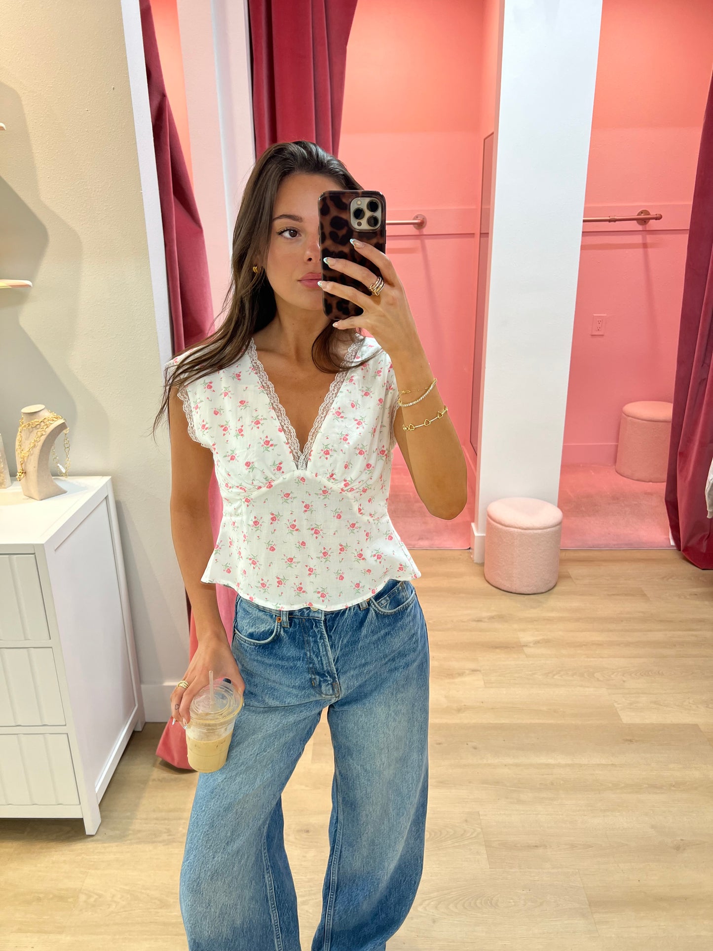 Kya V-neck Open Back Crop Top