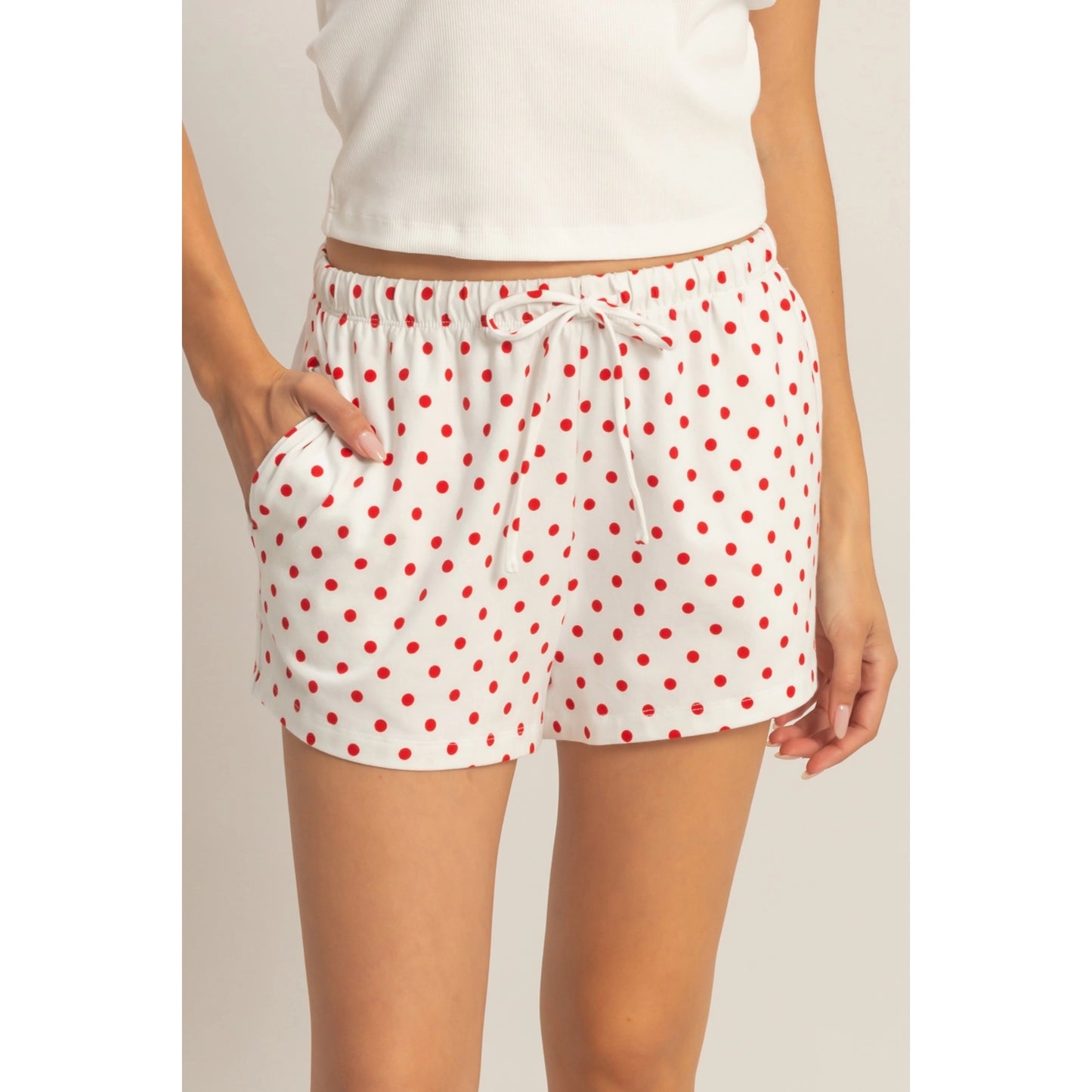 LadyBug Shorts - Red