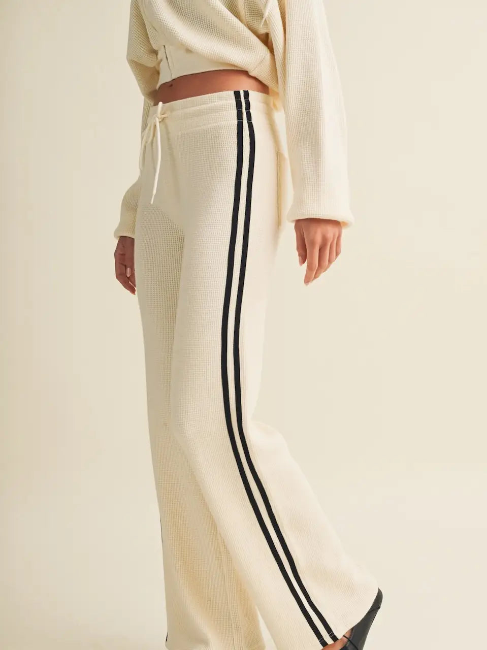 Vanilla Cloud Waffle Lounge Pants