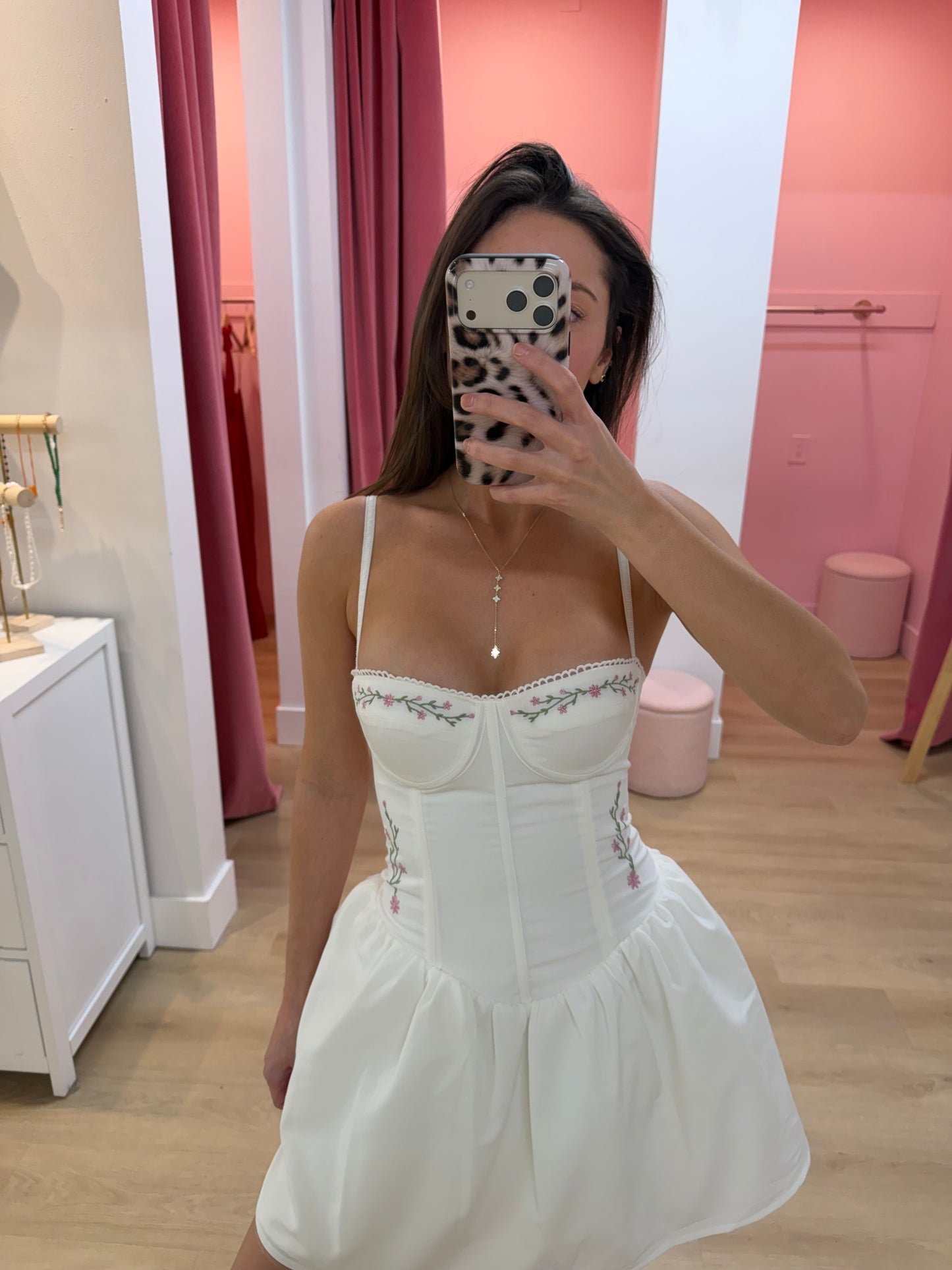 SOCORA MINI DRESS - WHITE