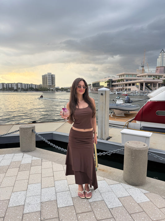 Jenn Halter Top | Chocolate