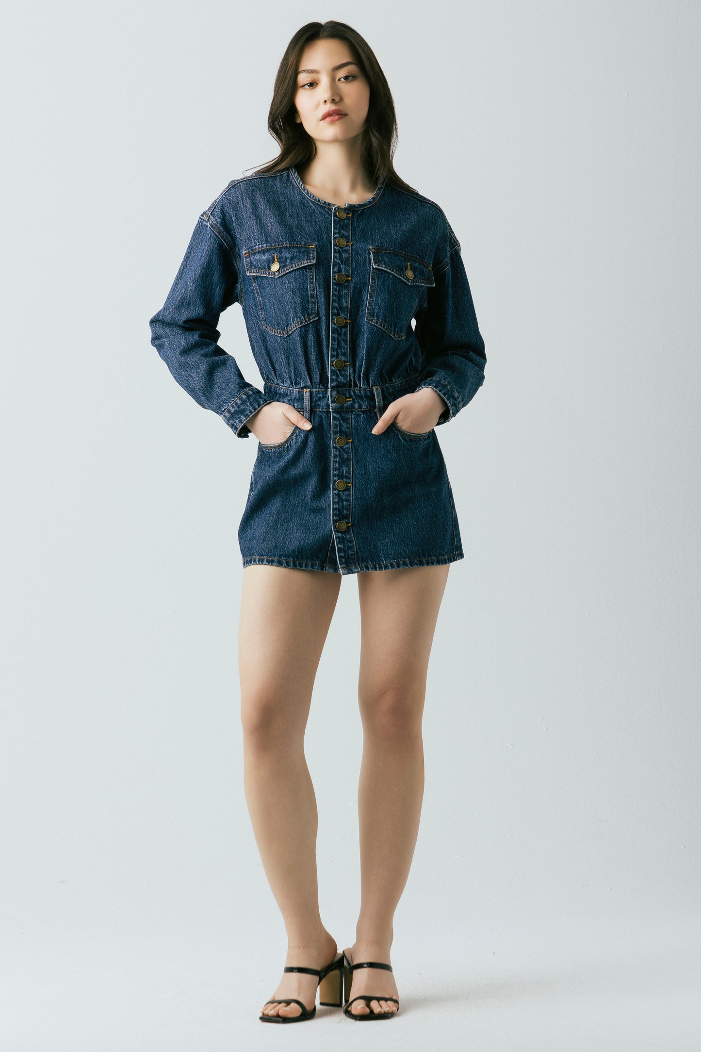 Ready Set Go Denim Dress