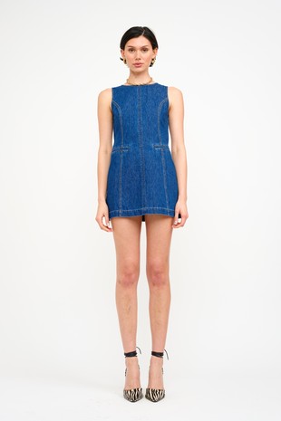 Elizabeth Denim Mini Dress
