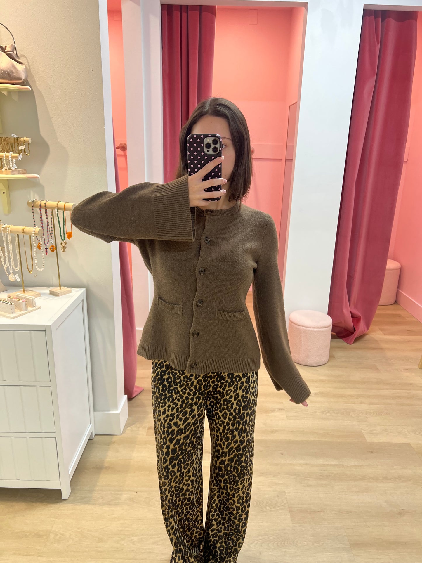 The Tyler Cardigan | CHESTNUT