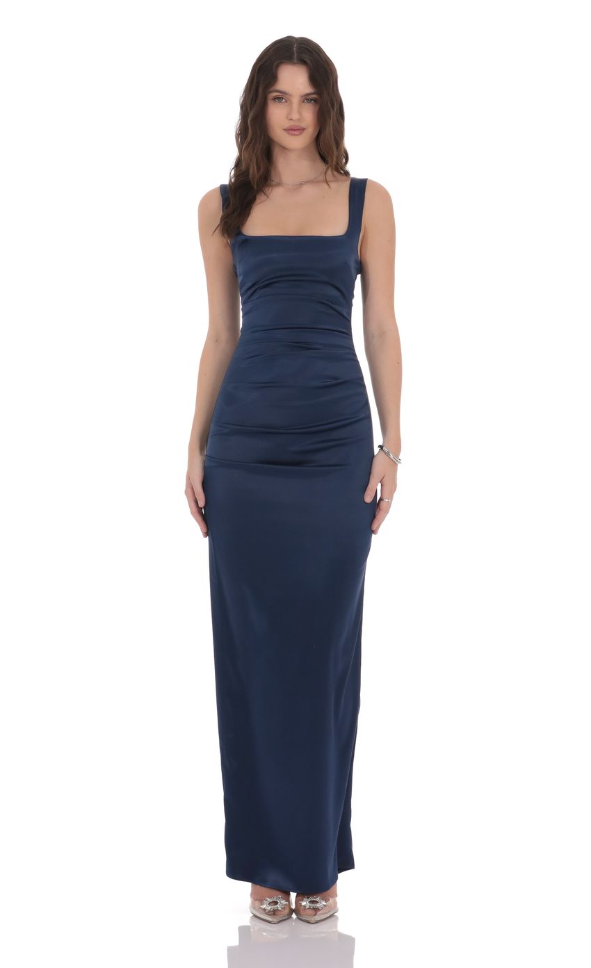 Sloane Bodycon Maxi Dress - Navy