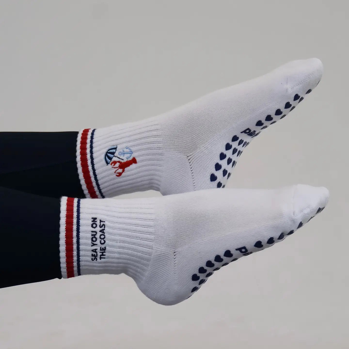 Sea You On the Coast Grip Socks