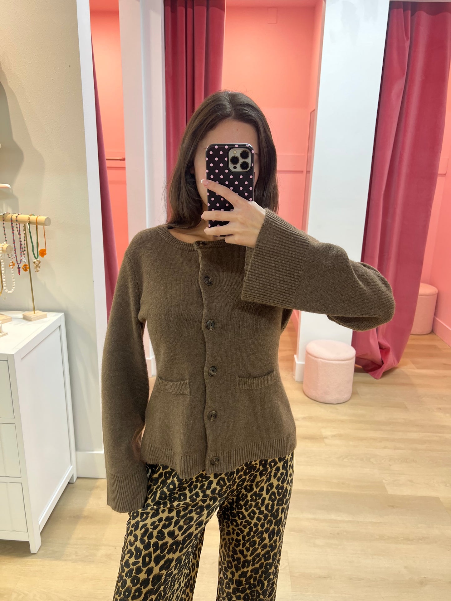 The Tyler Cardigan | CHESTNUT