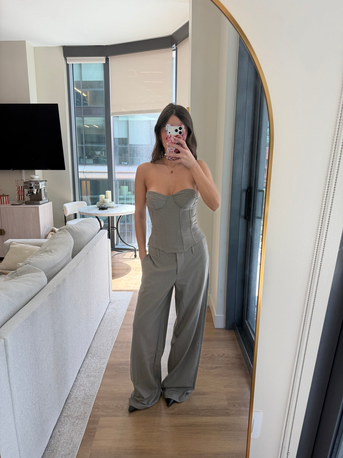 Lavinia Corset - Grey