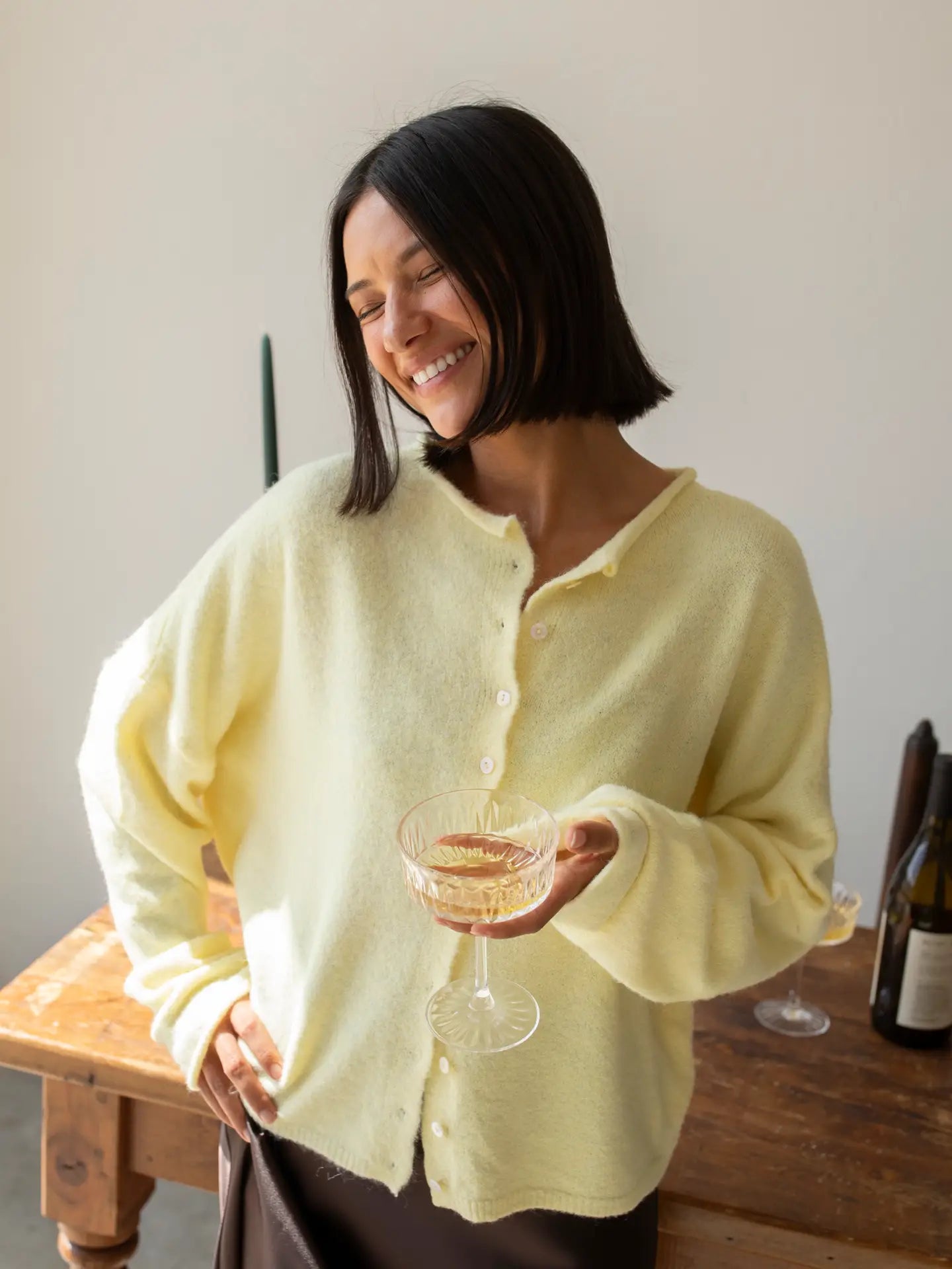Piper Butter Yellow Cardigan