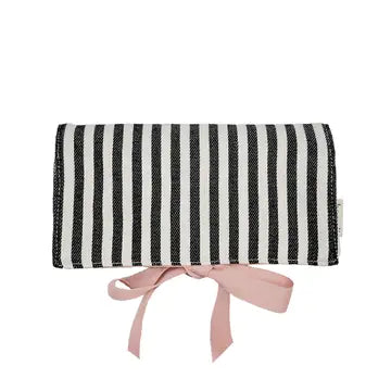 Travel Jewelry Roll- Striped