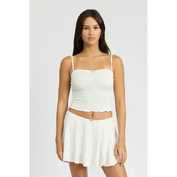Cinch Rose Front Cami Top