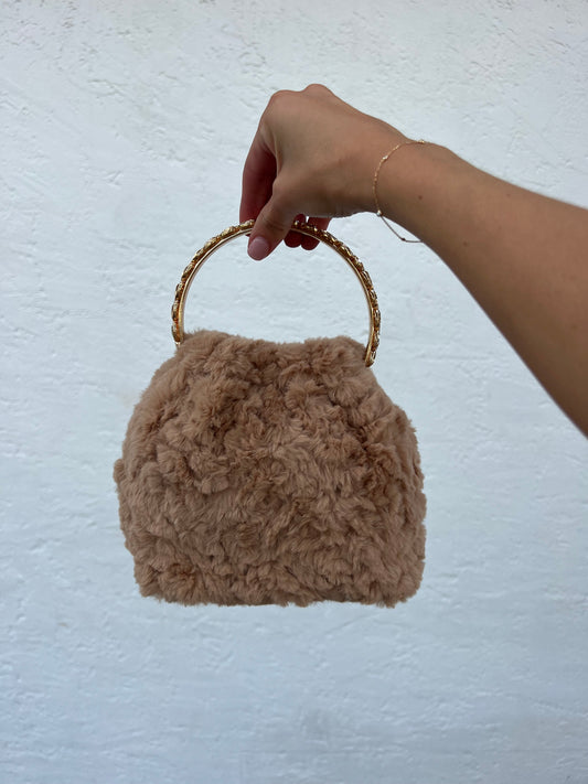 PHILLIPA FUR TOP HANDLE