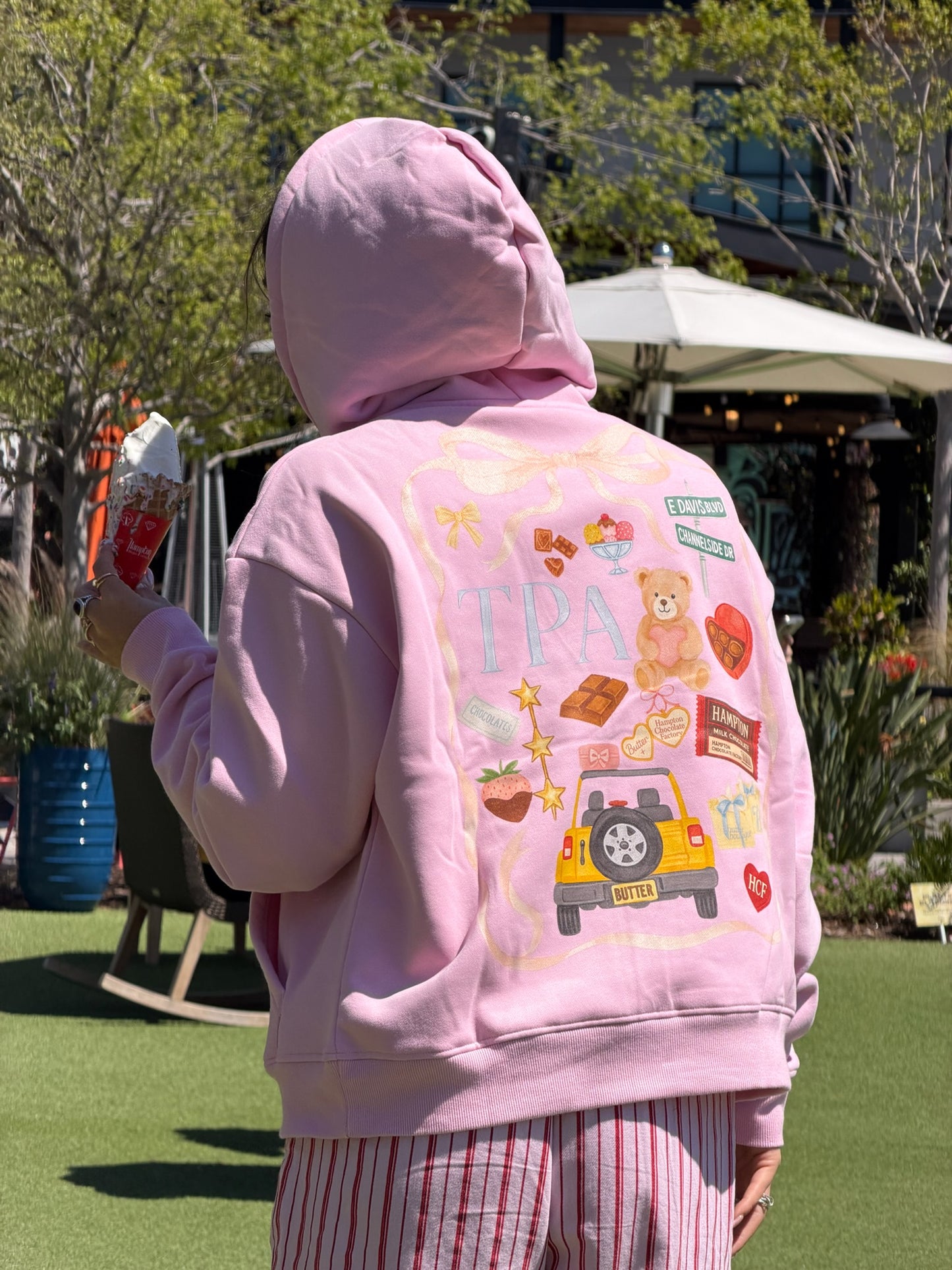 BTR X HCF HOODIE - PINK