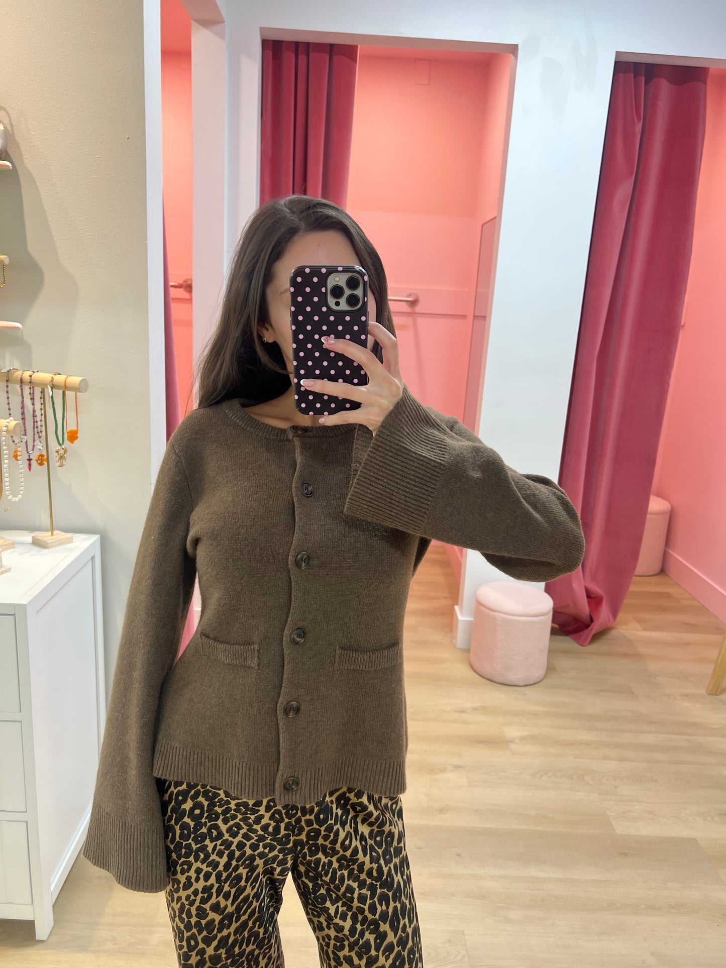 The Tyler Cardigan | CHESTNUT