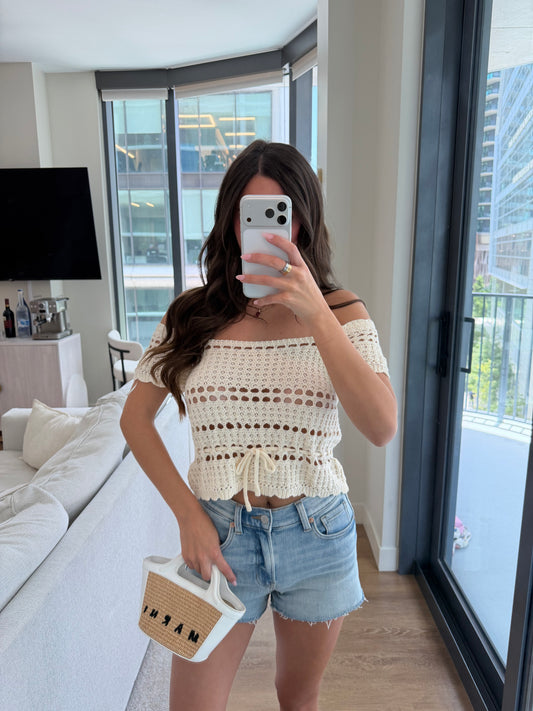 Hallie Crochet Top