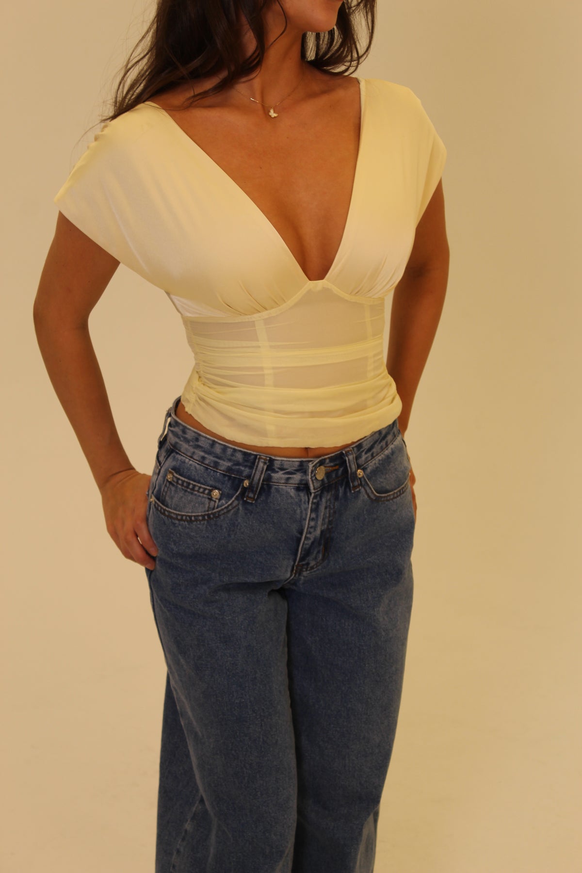 Dasha Top - BUTTERMILK