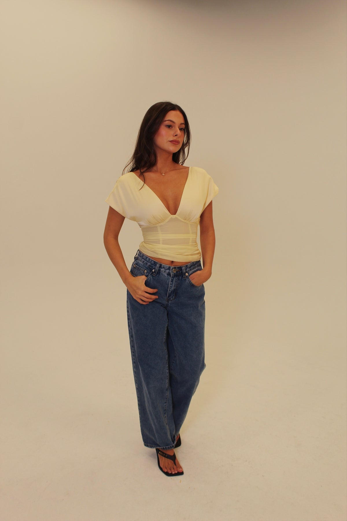 Dasha Top - BUTTERMILK