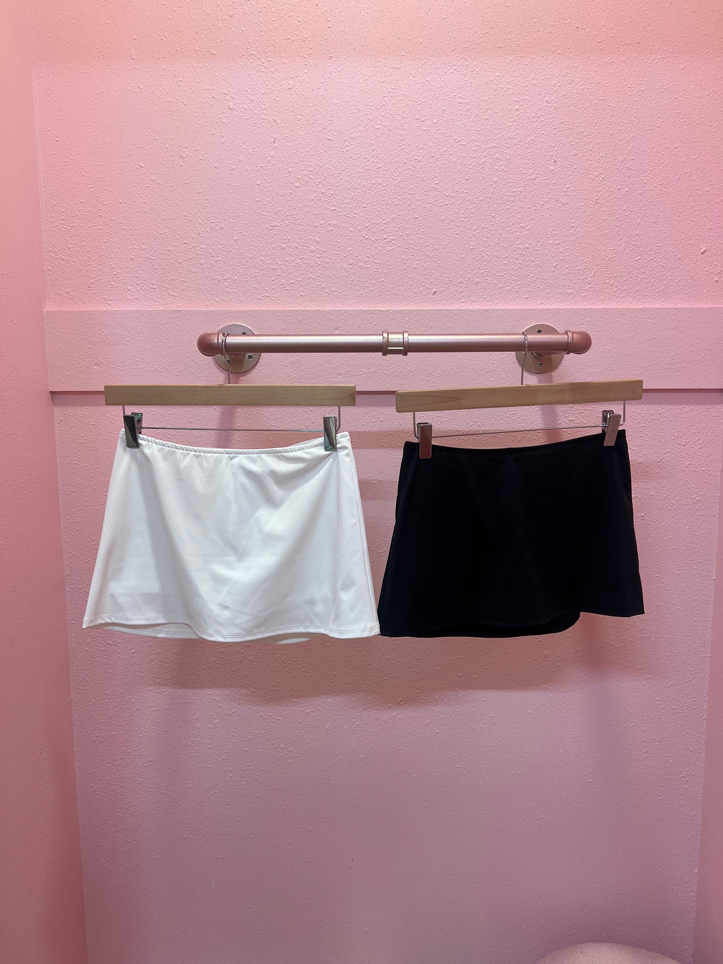 Jordyn Micro Mini Skort - Pearl