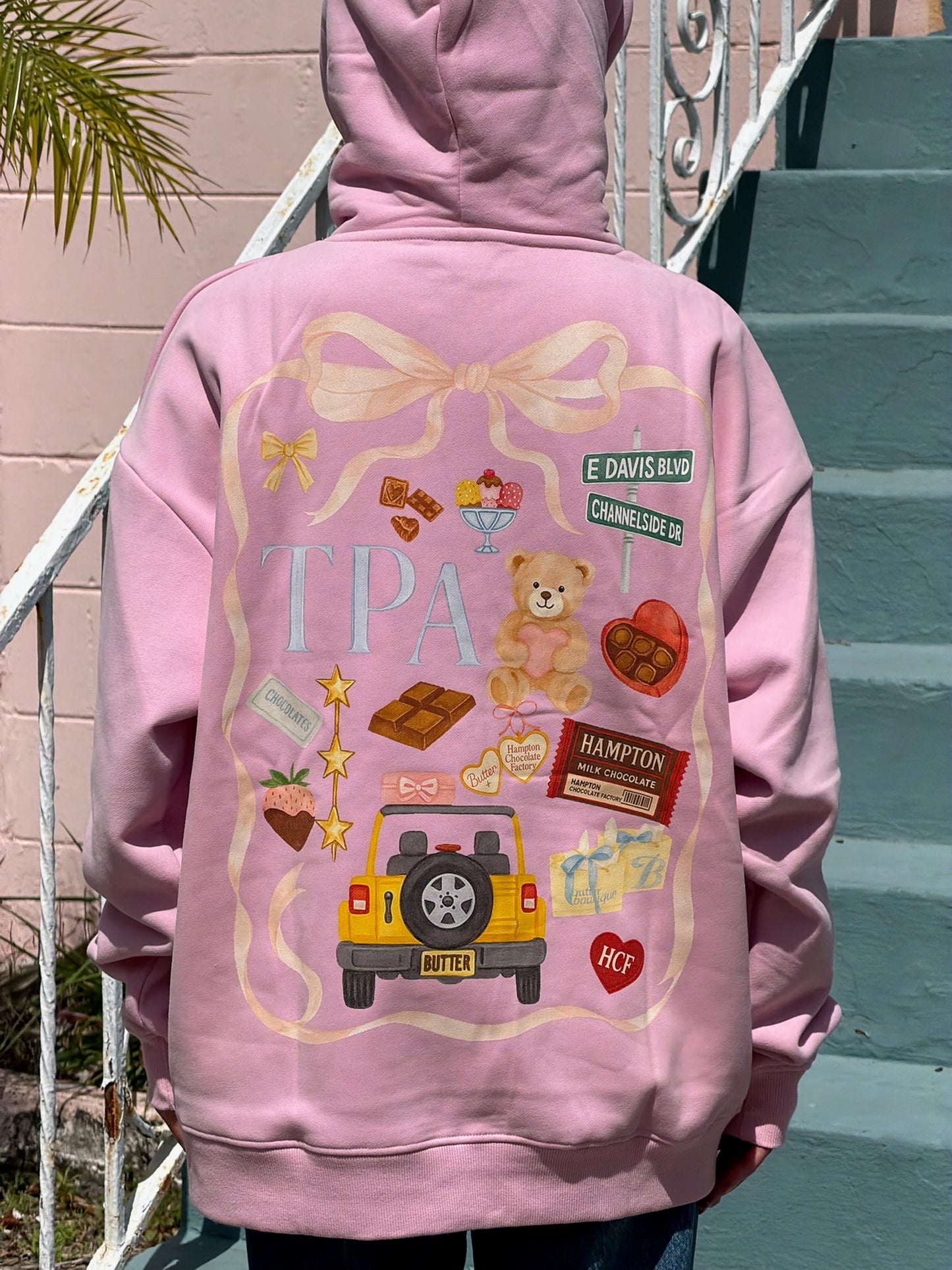 BTR X HCF HOODIE - PINK