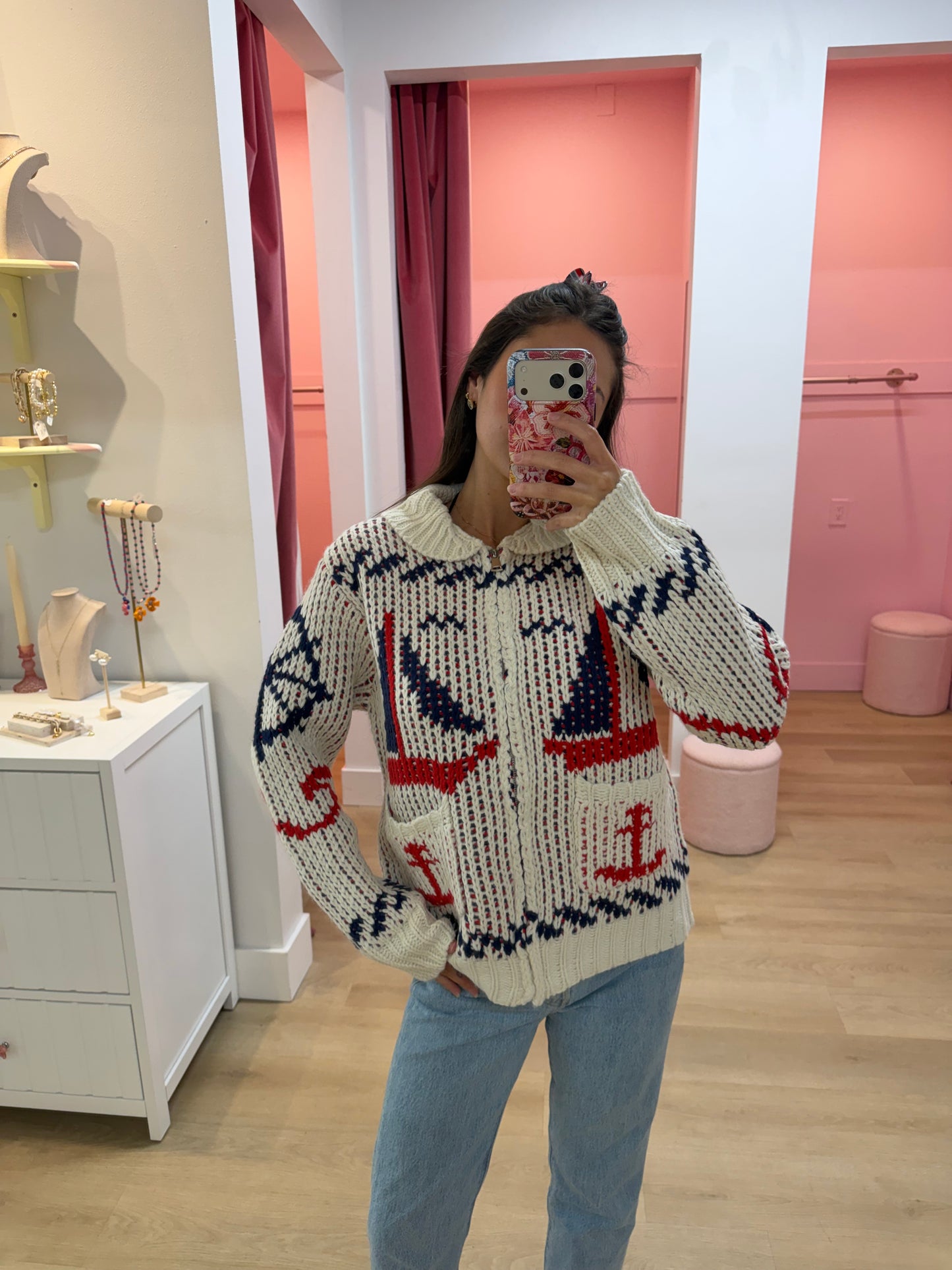The Inlet Knit Zip Up Sweater
