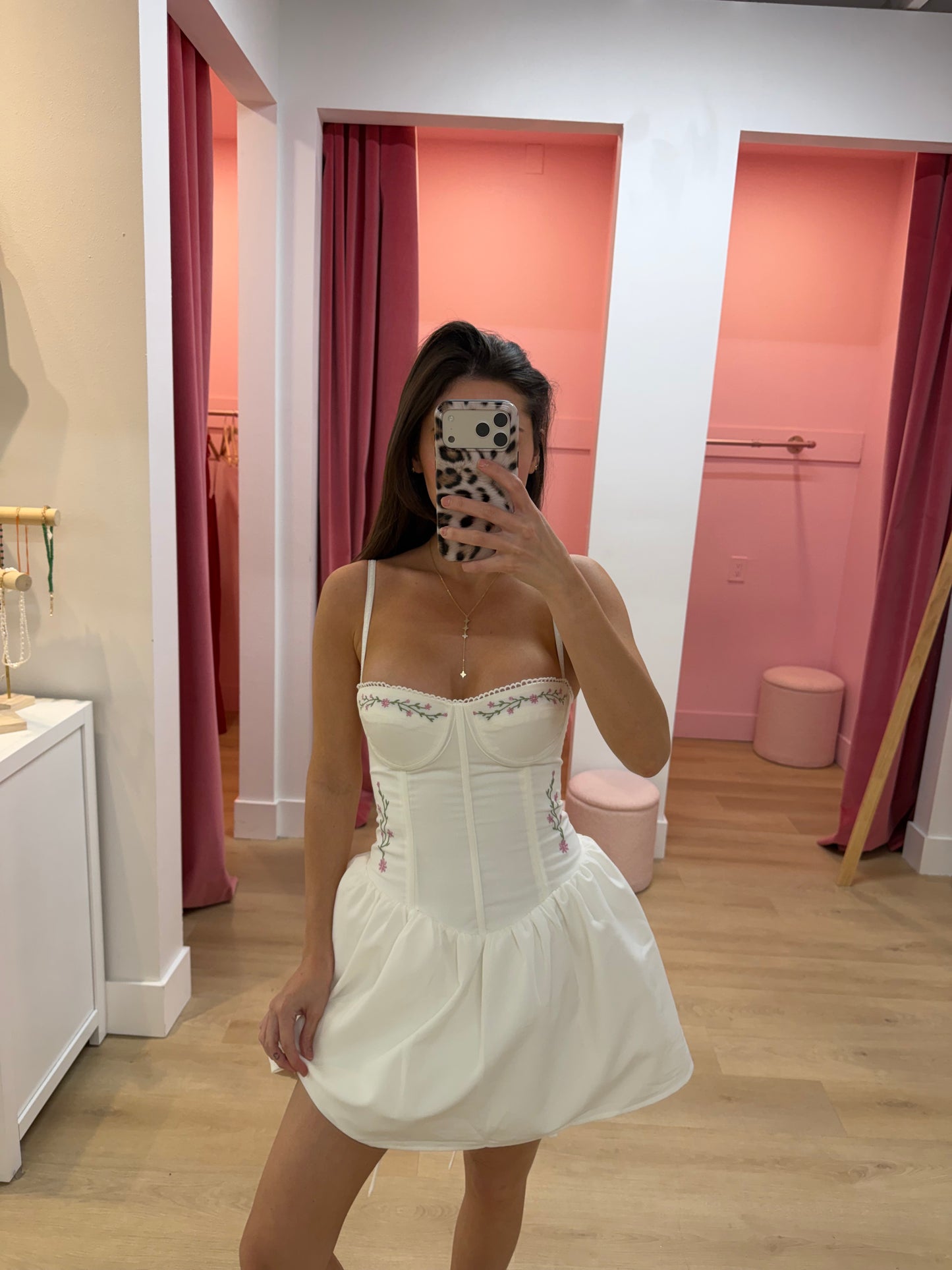 SOCORA MINI DRESS - WHITE