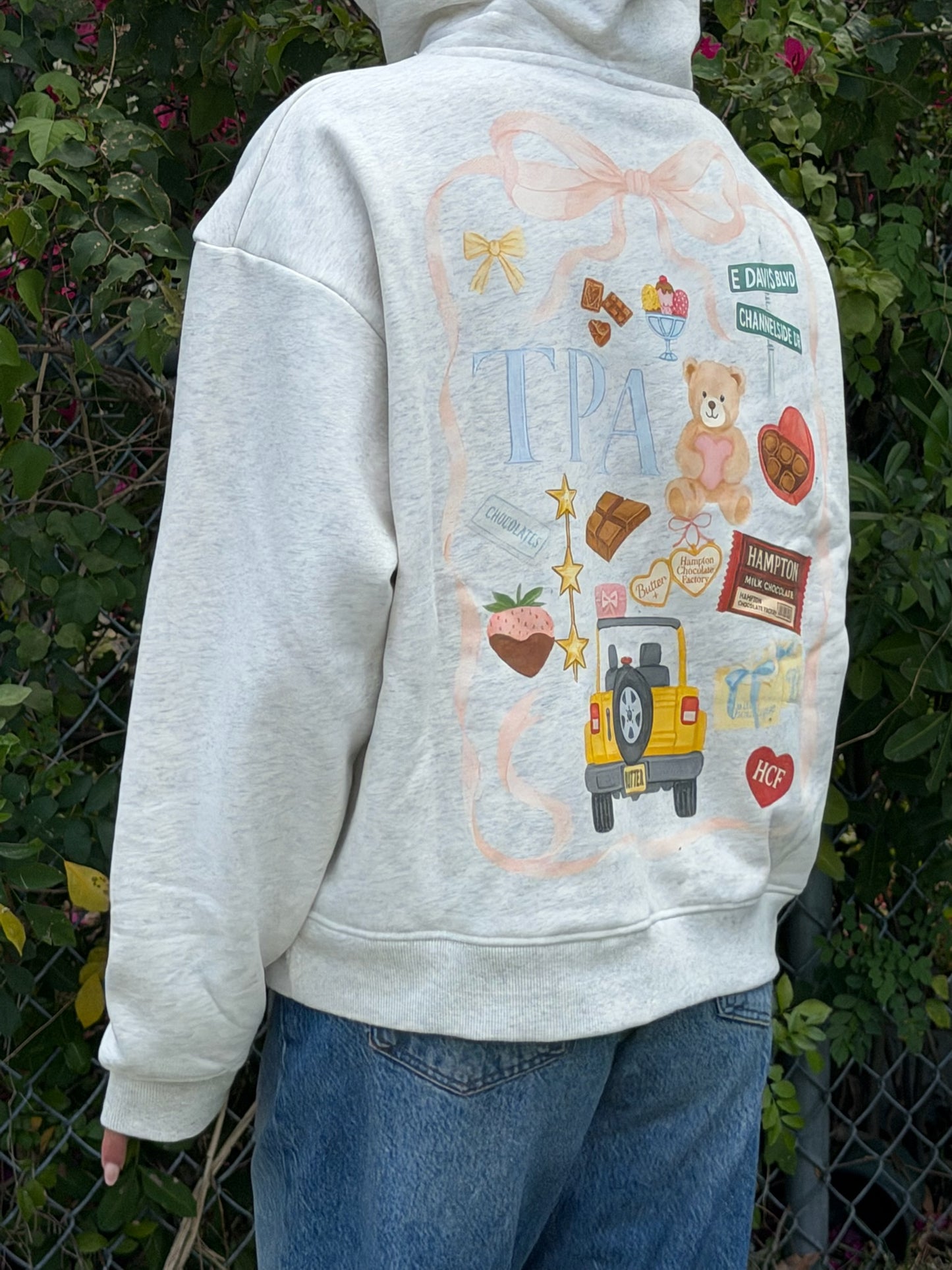 BTR X HCF HOODIE - GREY