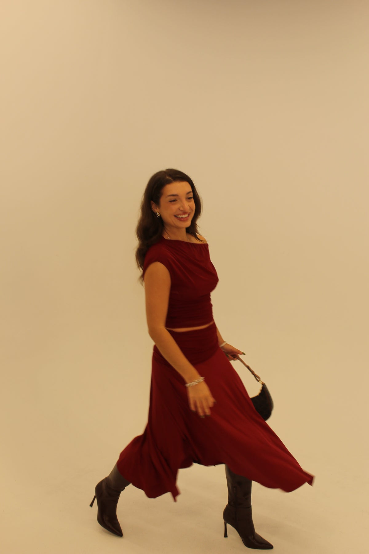 Evelyn Top - OXBLOOD RED