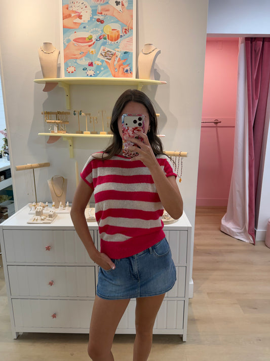 Colbie Denim Skort - Light Denim