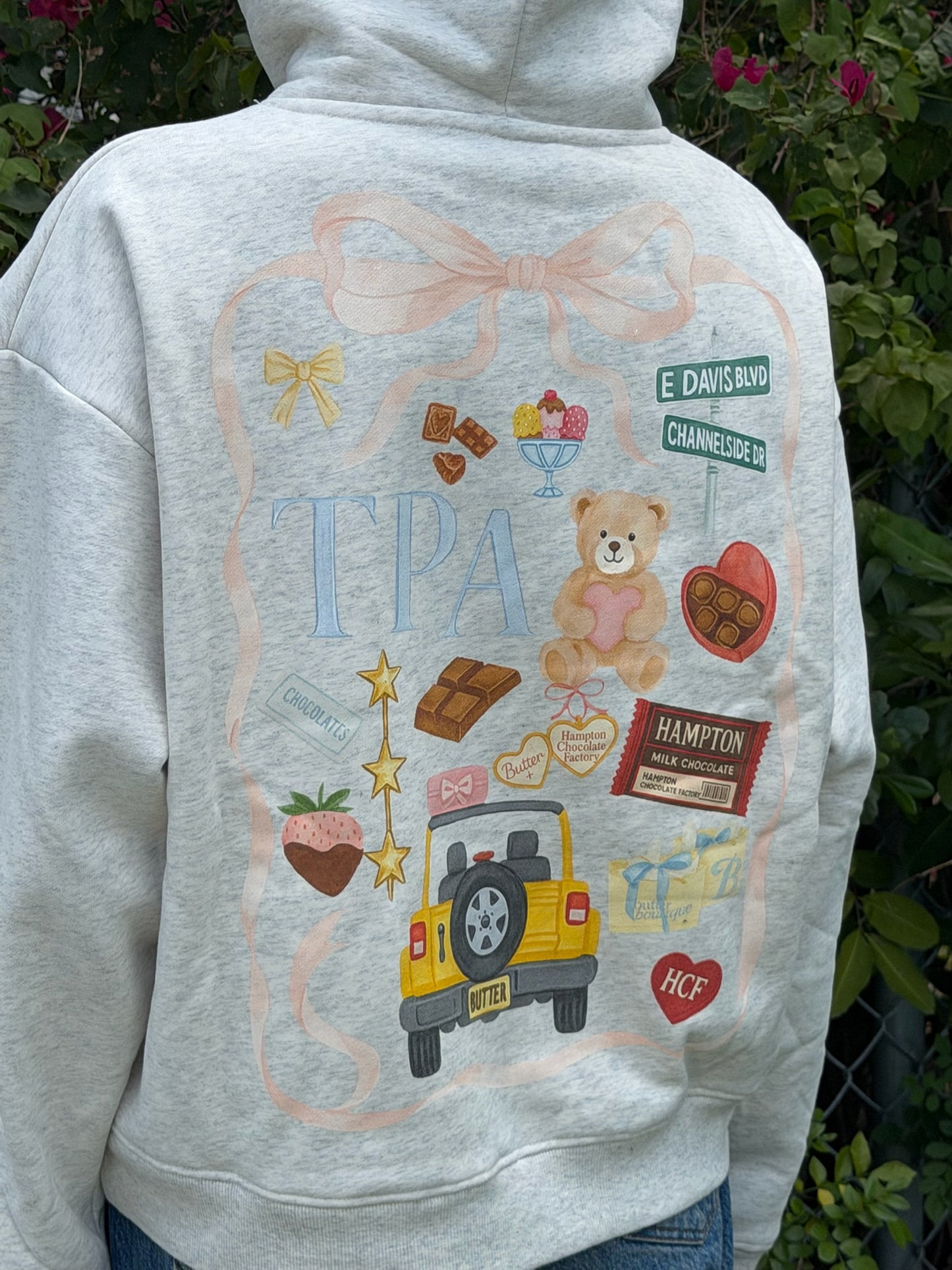 BTR X HCF HOODIE - GREY