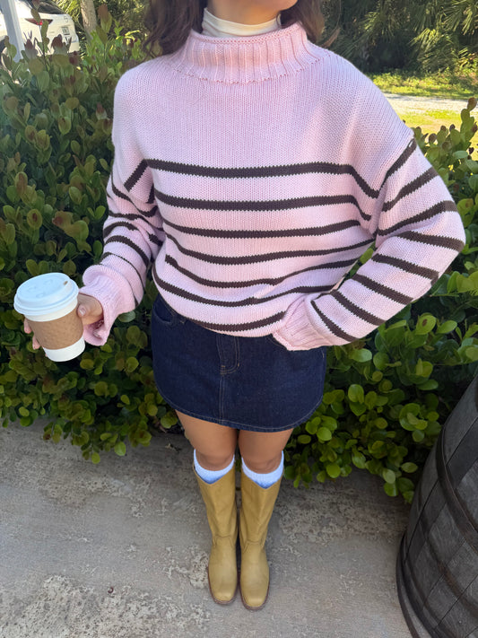 Skylar Sweater - Dusty Rose