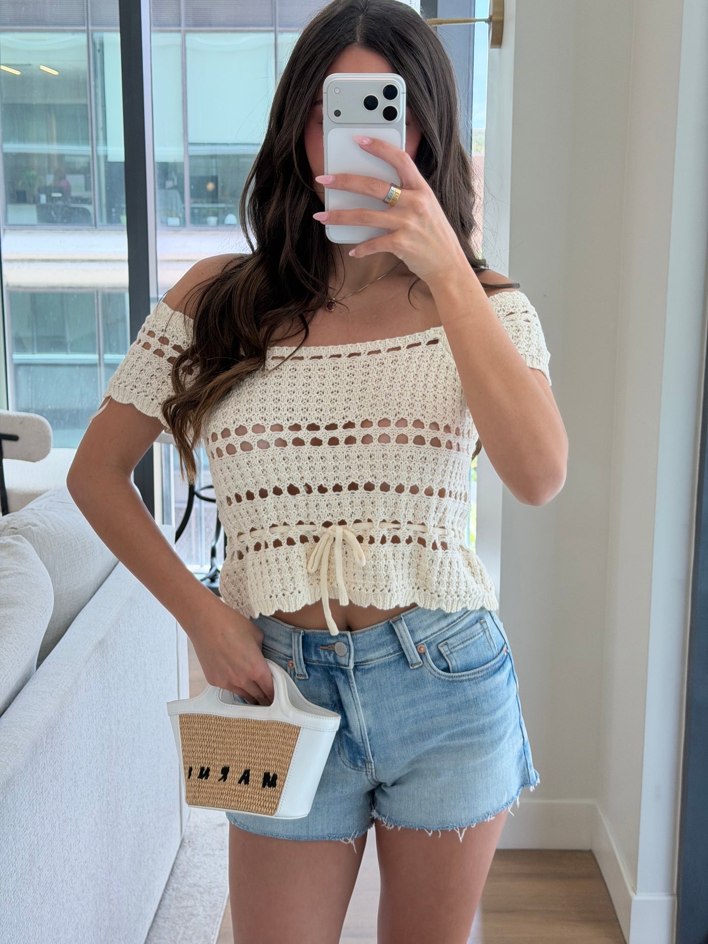 Hallie Crochet Top