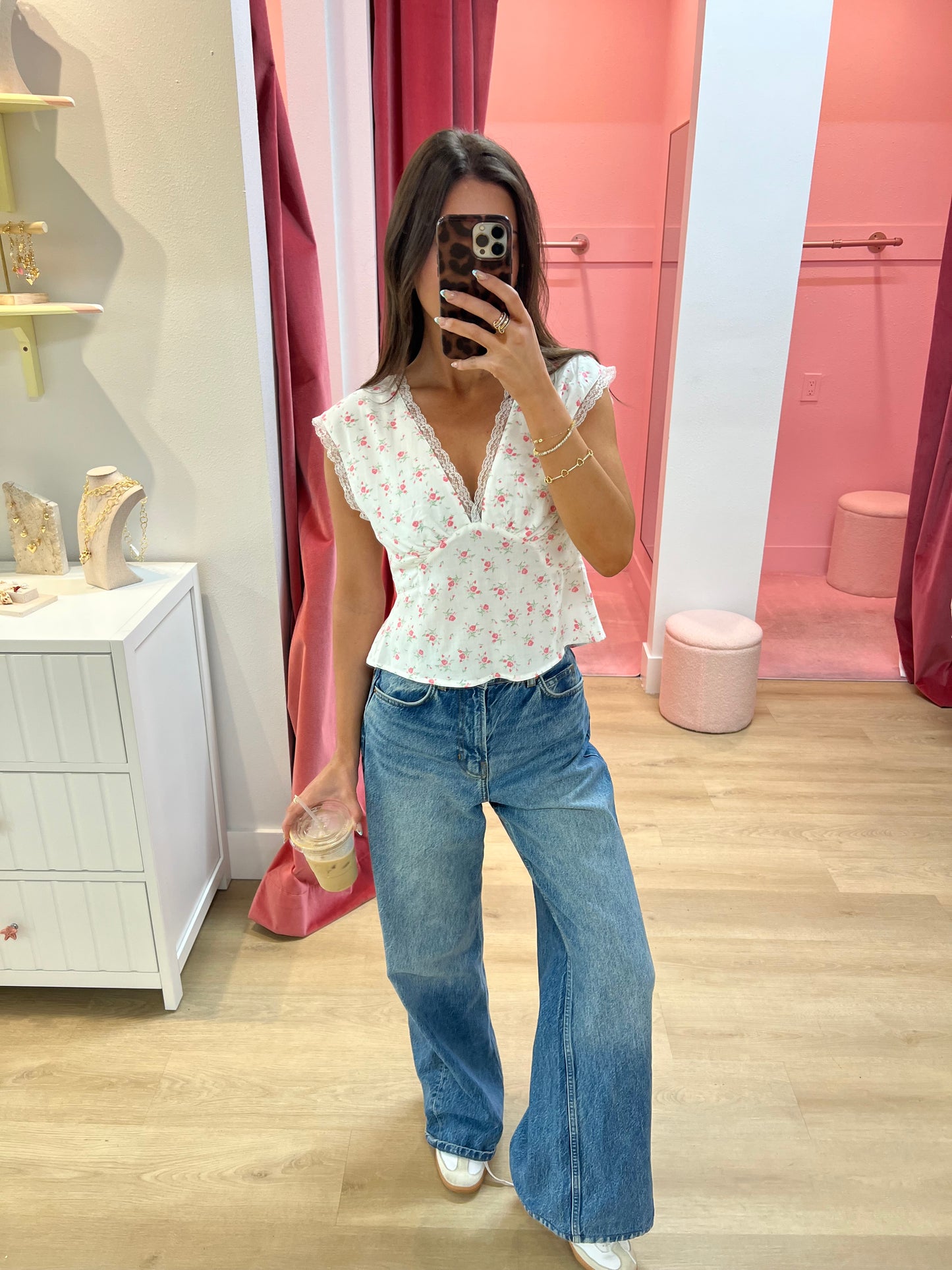 Kya V-neck Open Back Crop Top