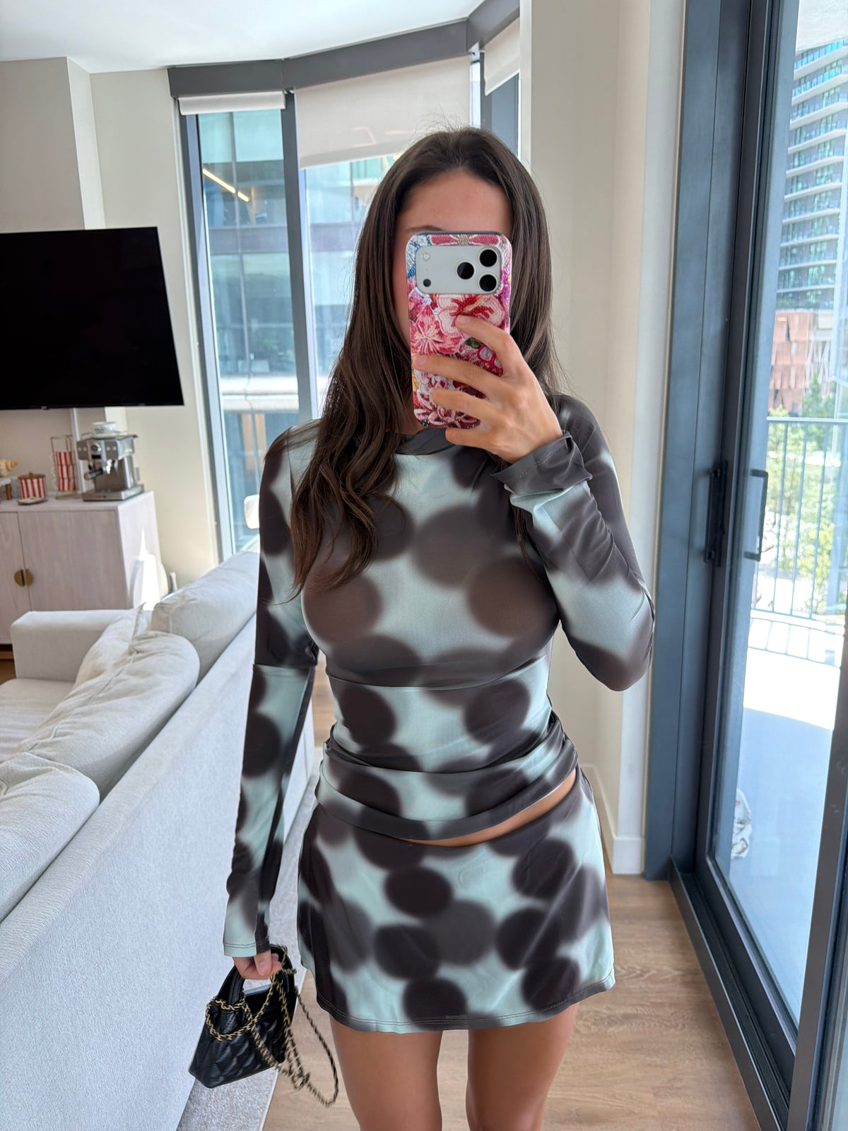 Imogen Top - blue/brown