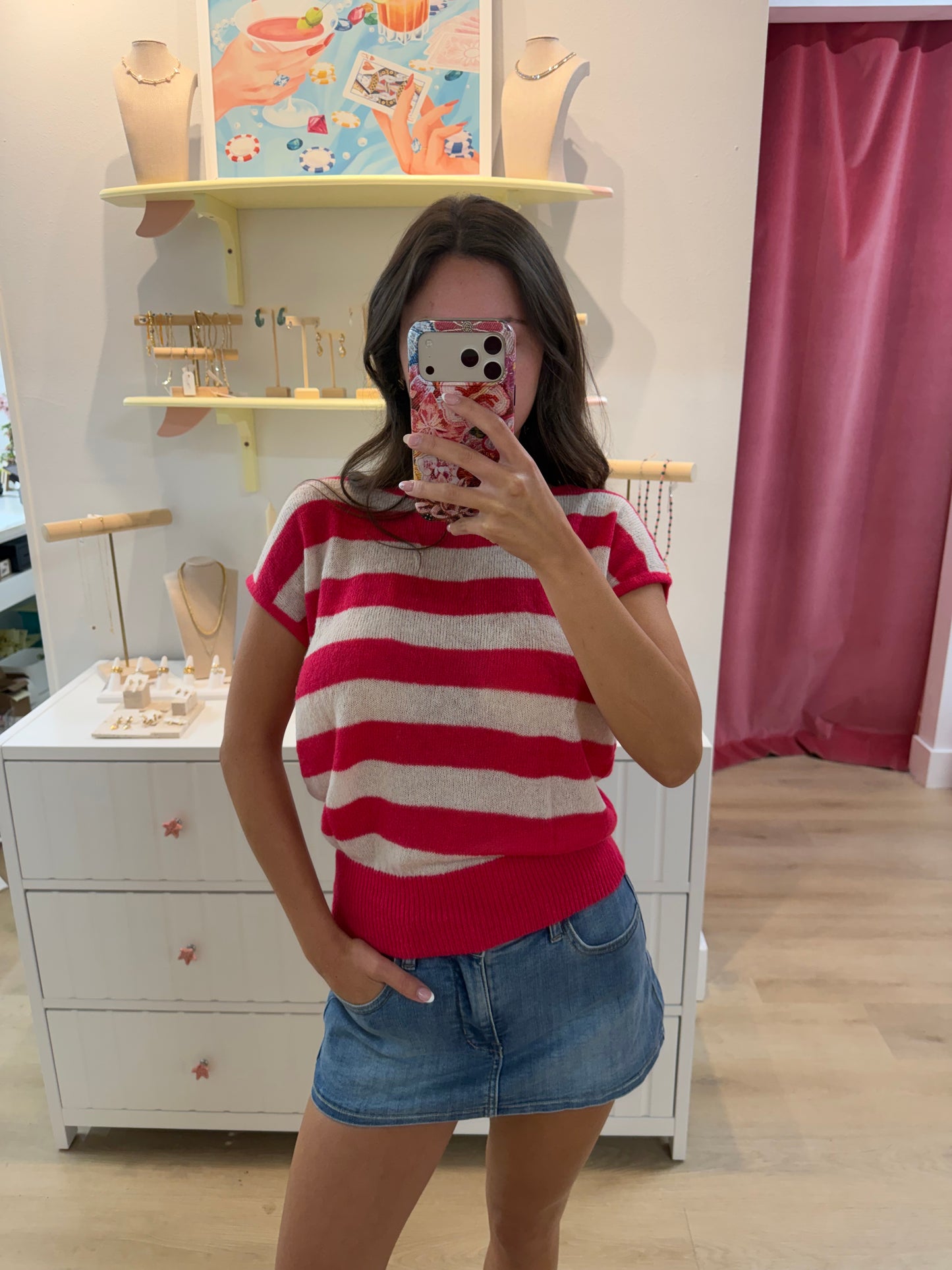 Colbie Denim Skort - Light Denim