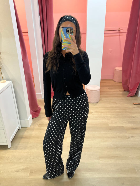 Sierra Polka Dot Silk Pants