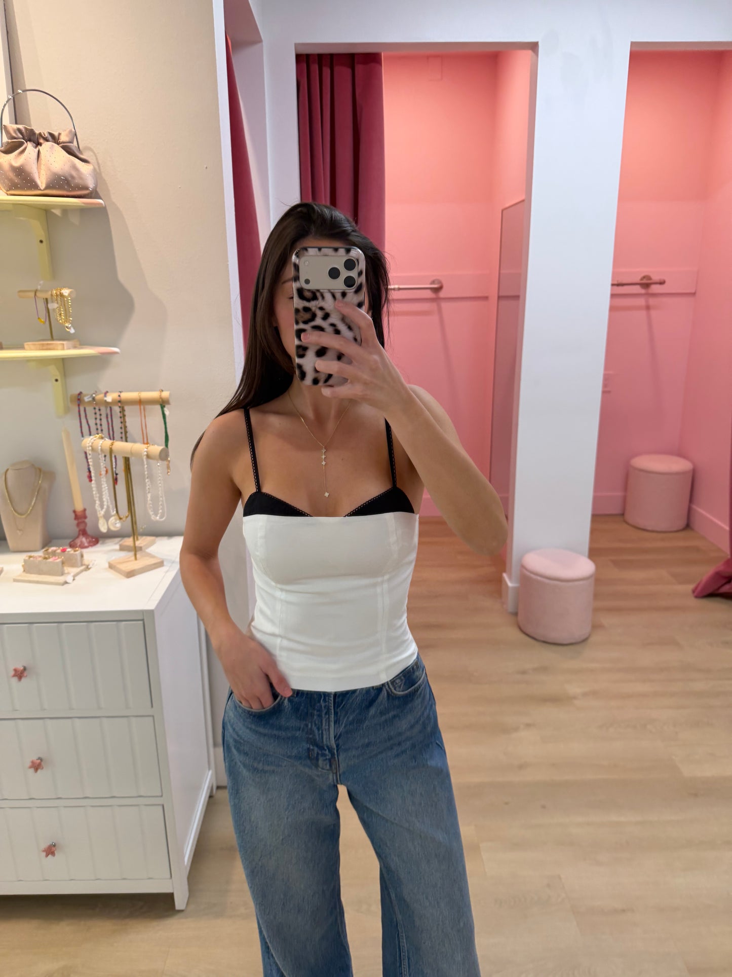 fremont top - two tone