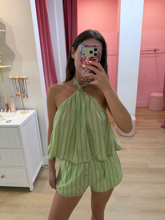 Reina Top - Lime