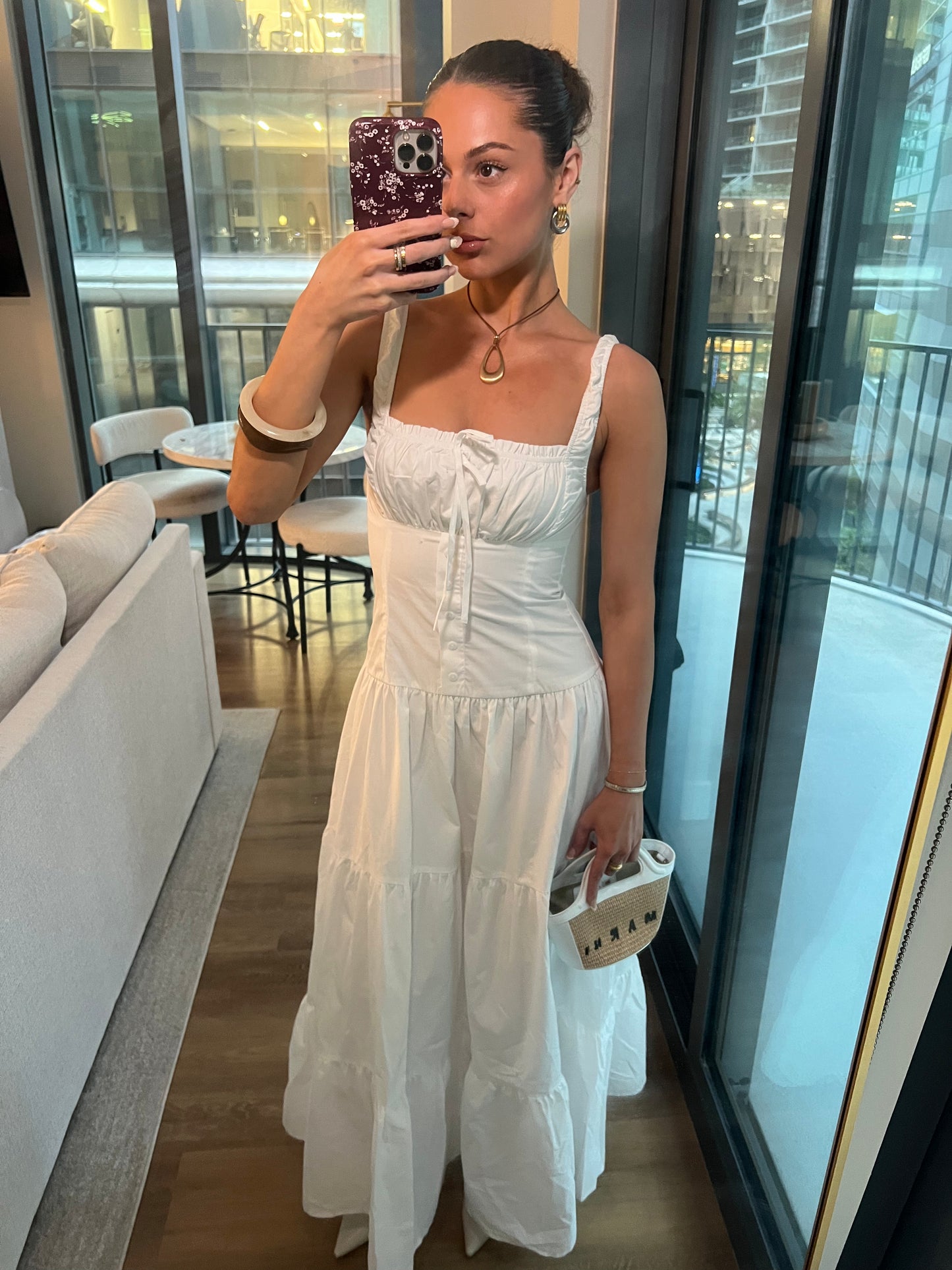 Cassandra Maxi Dress - White