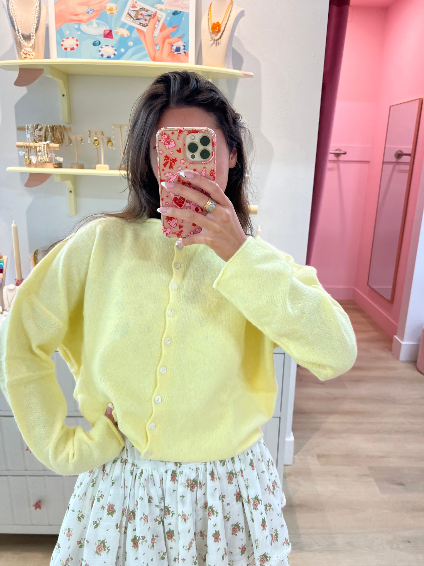 Piper Butter Yellow Cardigan