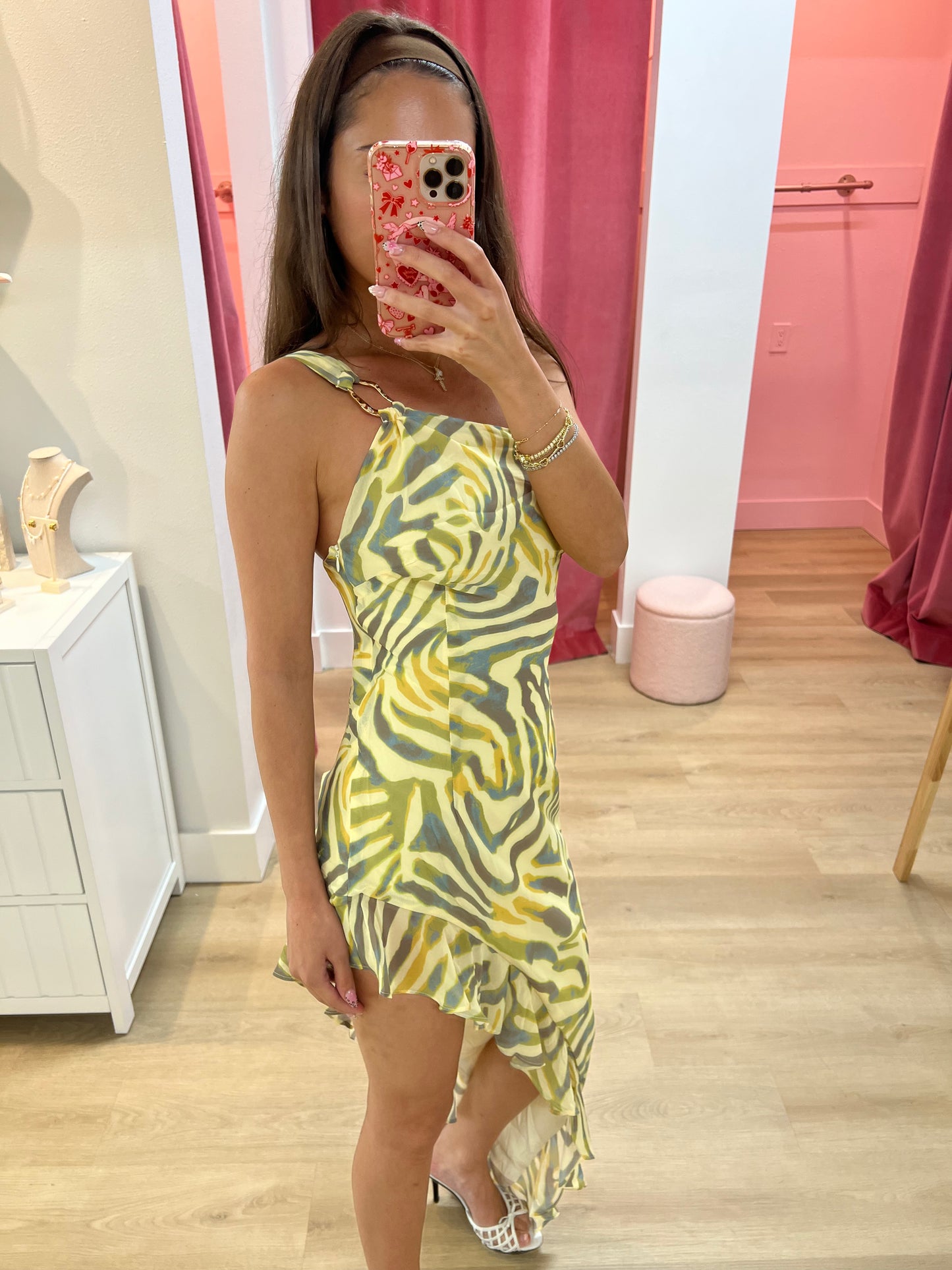 Sabia Midi Dress - Sivella Print