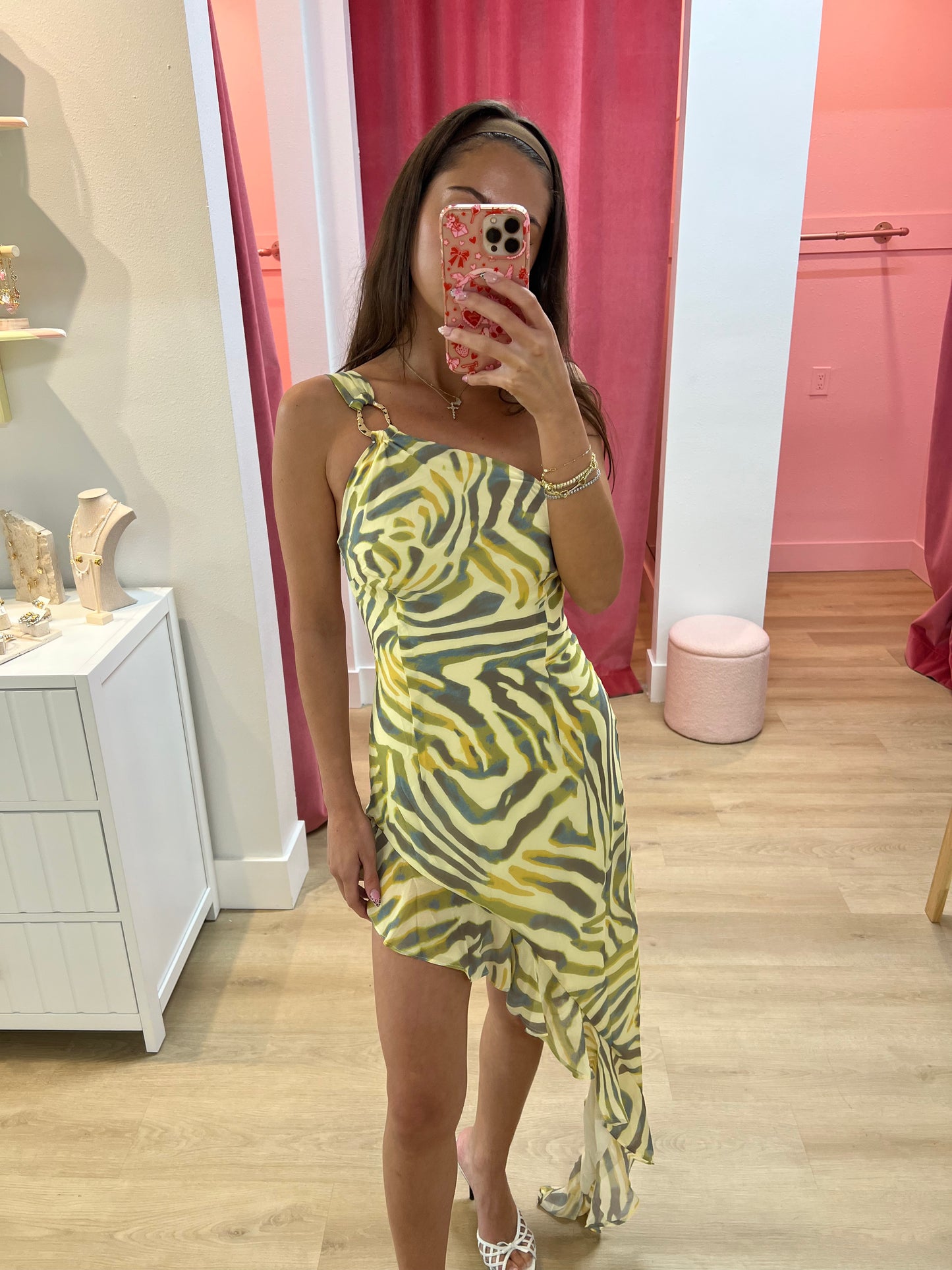 Sabia Midi Dress - Sivella Print