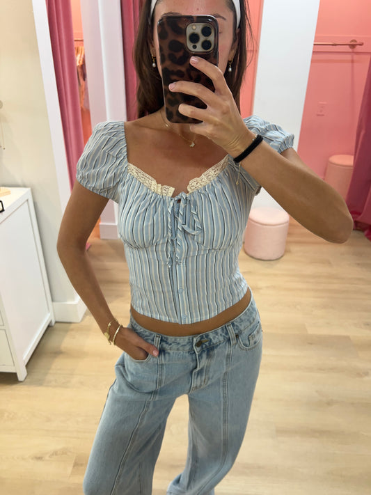 Celine Striped Top
