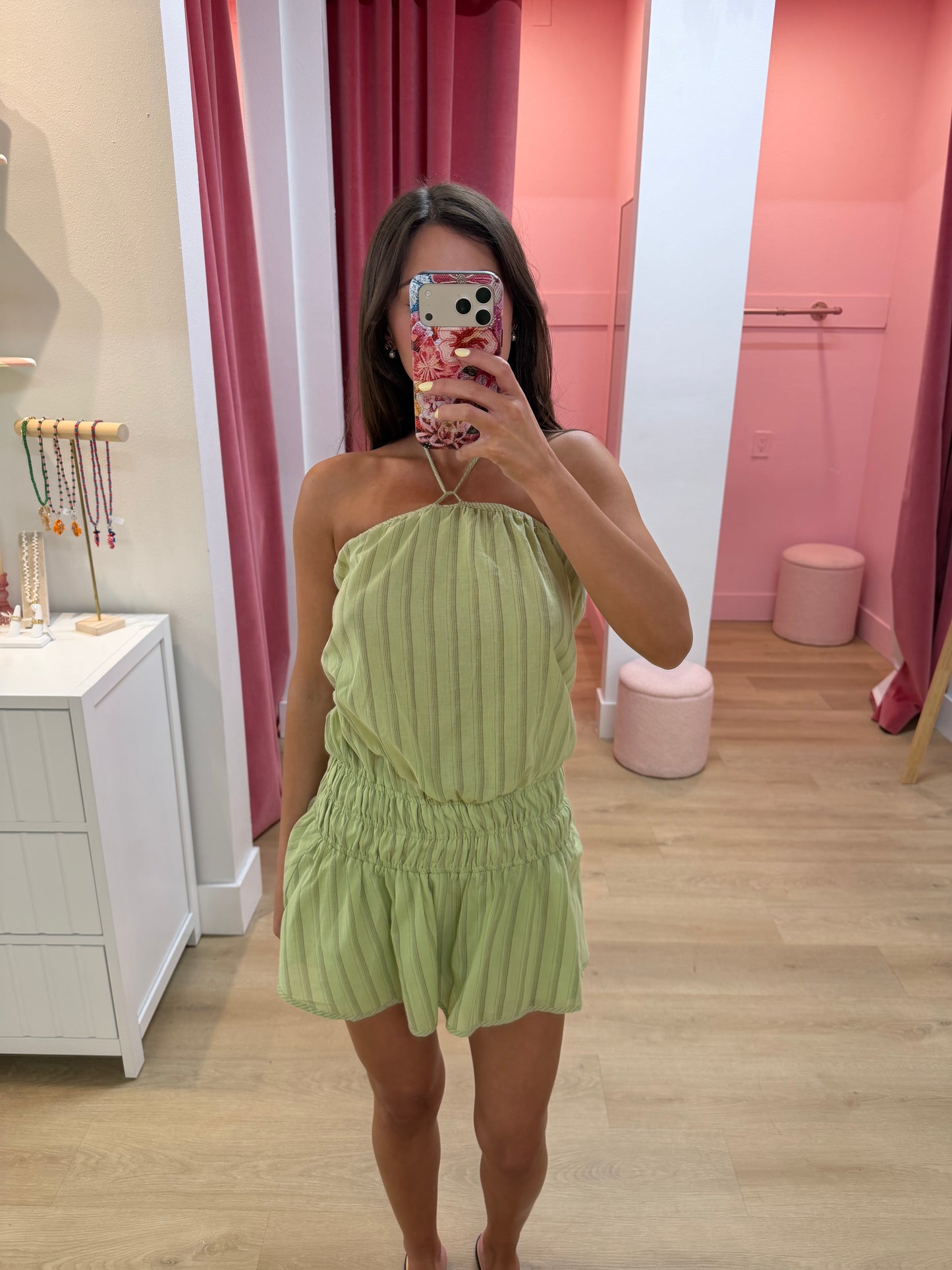 Mara Dress - Lime